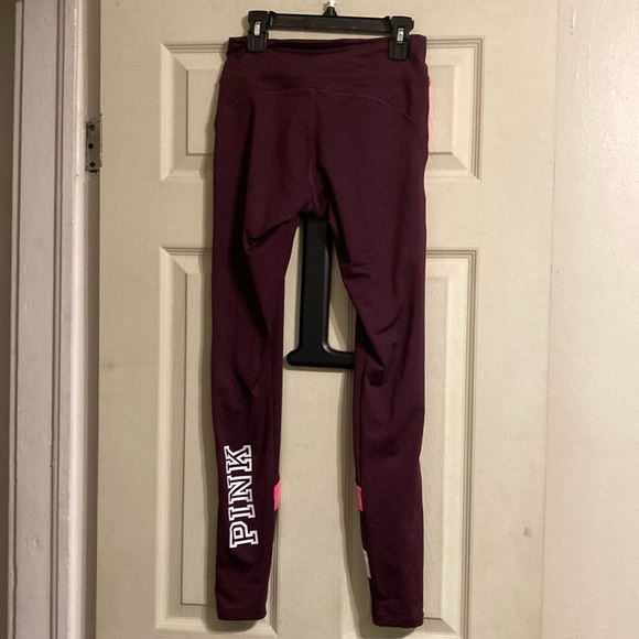 NWOT Pink Seamless High Waist 7/8 Workout Tight - Maroon/Pink - Picture 4 of 9